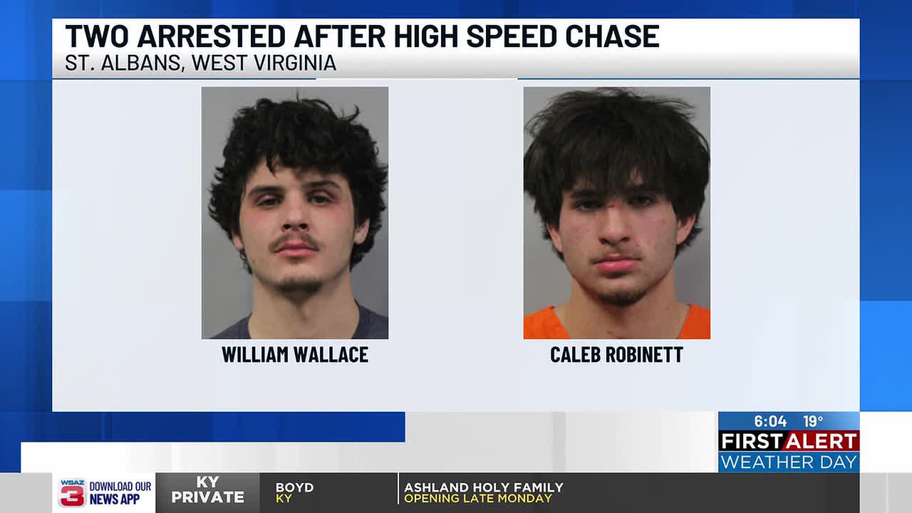 Two arrested after high-speed chase