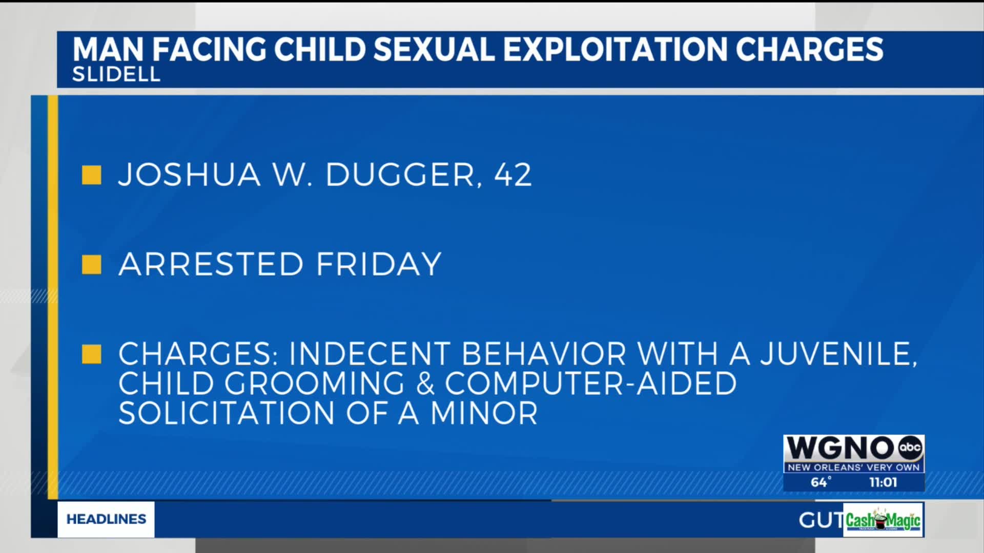 Slidell man arrested in connection with child exploitation investigation(00)