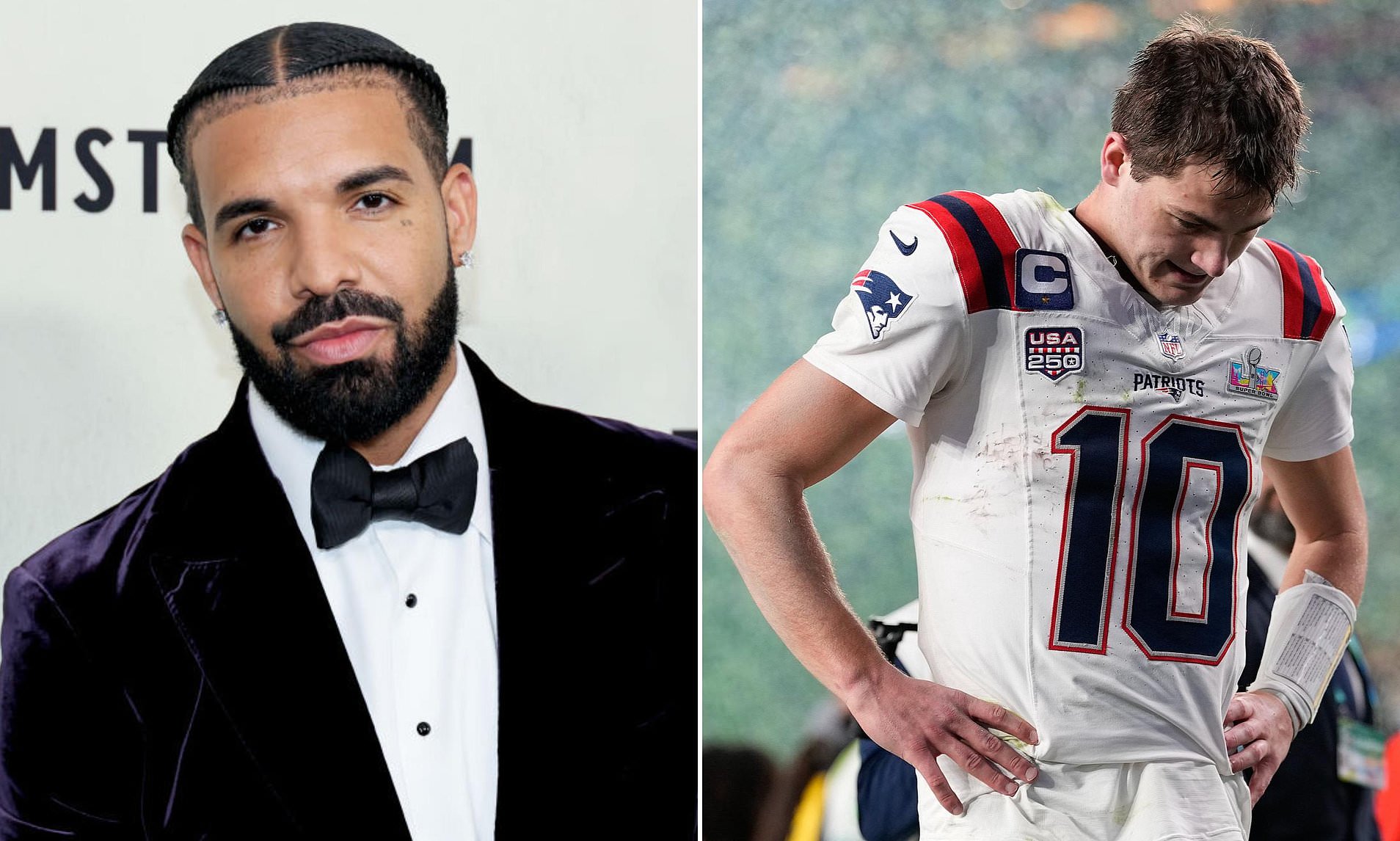 Drake's infamous curse strikes again as $1m bet on the Patriots to win ...