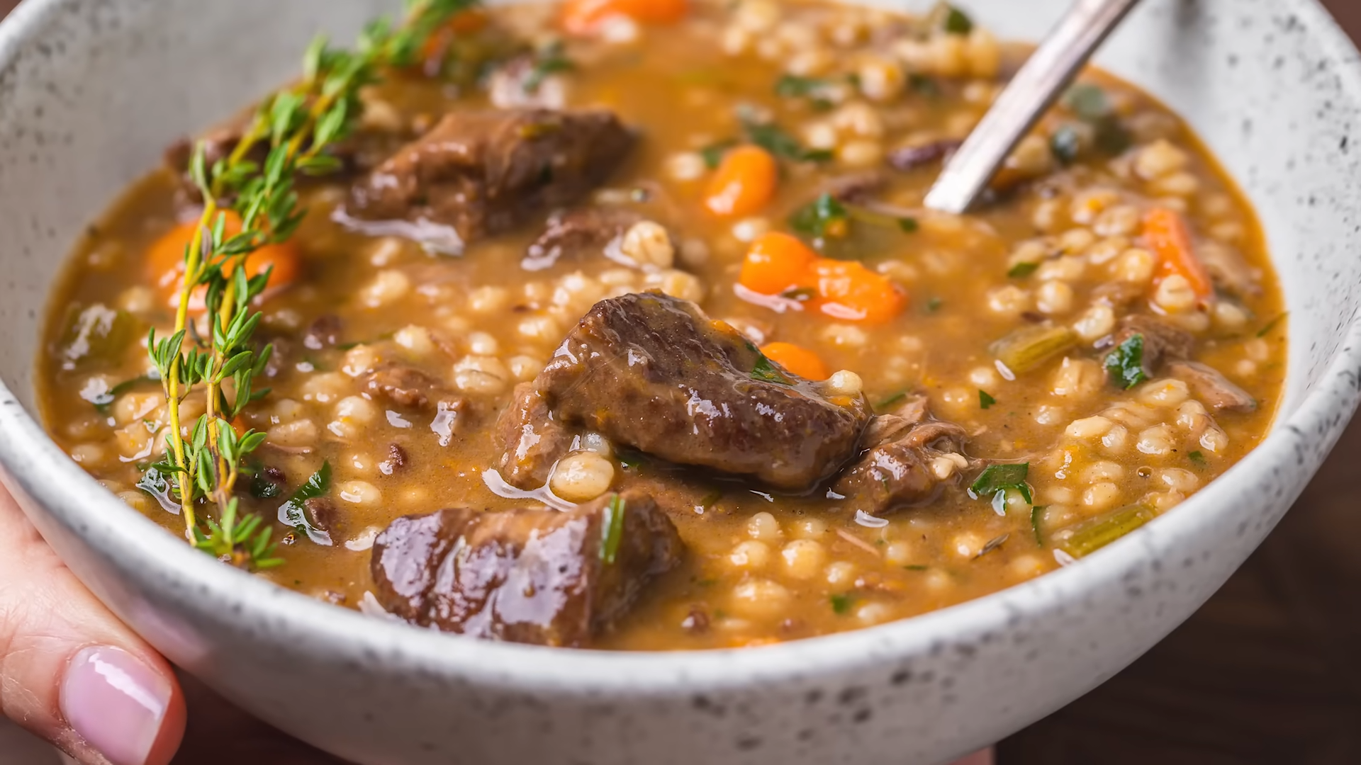Beef barley soup - The best comfort food you'll ever taste