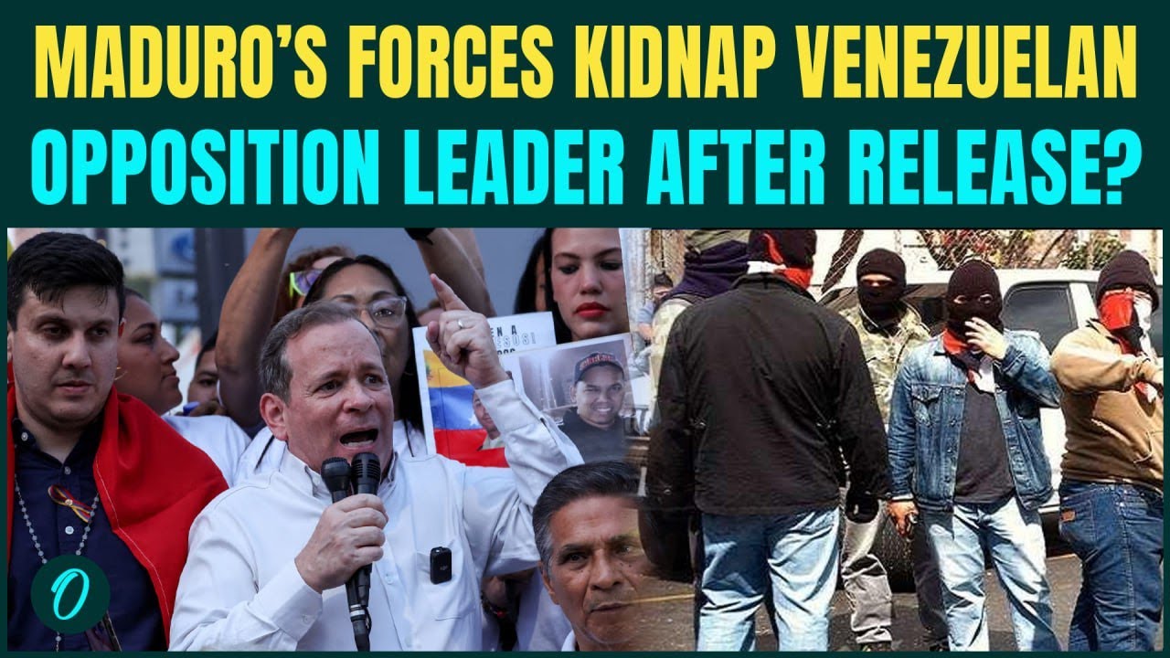 Venezuela breaking: Opposition leader Guanipa kidnapped by armed men after prison release; US angry