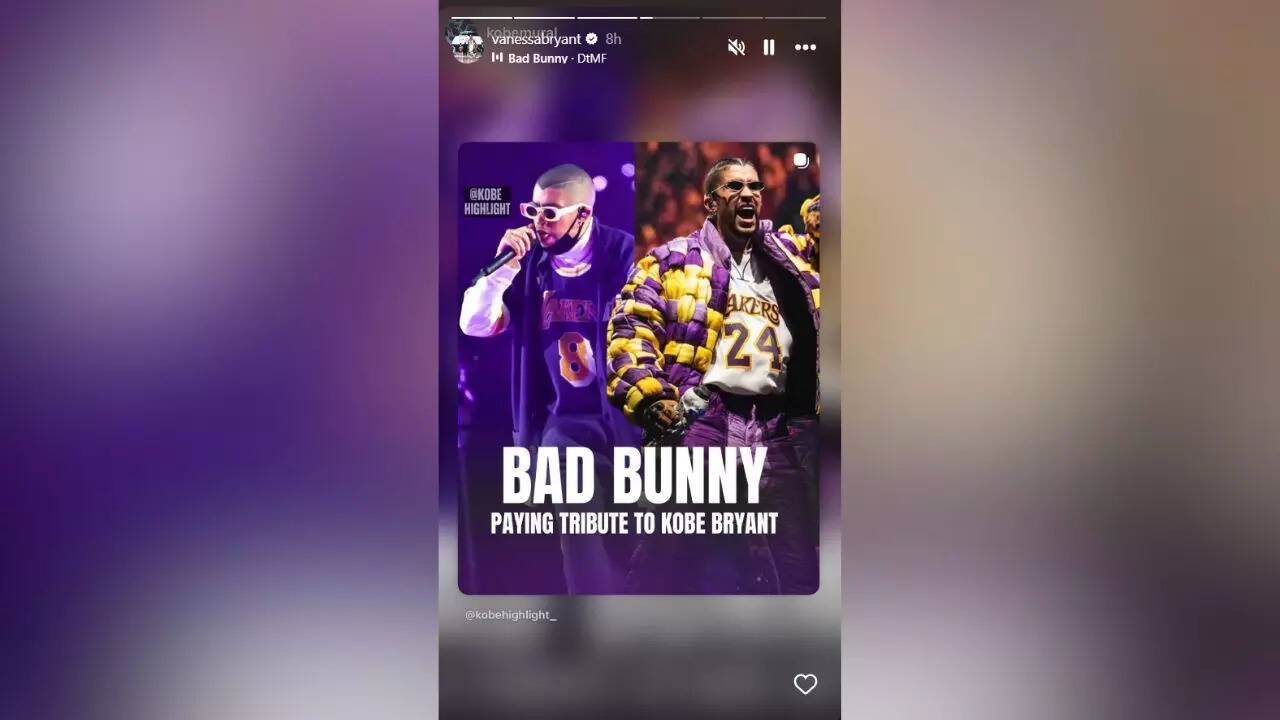 Vanessa Bryant sends heartfelt shout-out to Bad Bunny recalling his ...