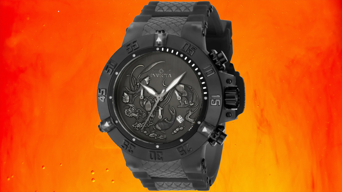 Invicta’s unique koi fish watch is 87% off