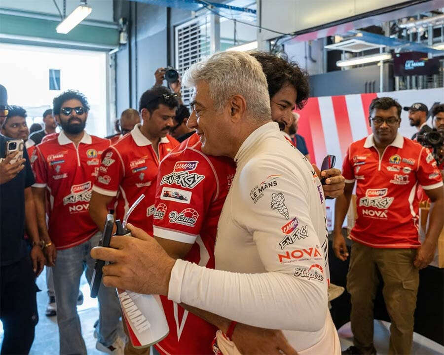 Pics: Ajith Kumar's passion for racing stuns Sivakarthikeyan