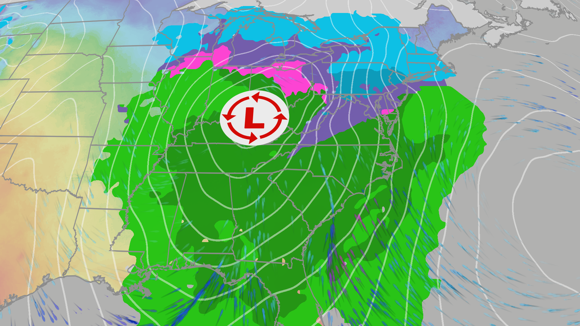 Multiday storm set to cross the country, bringing rain and snow for Valentine