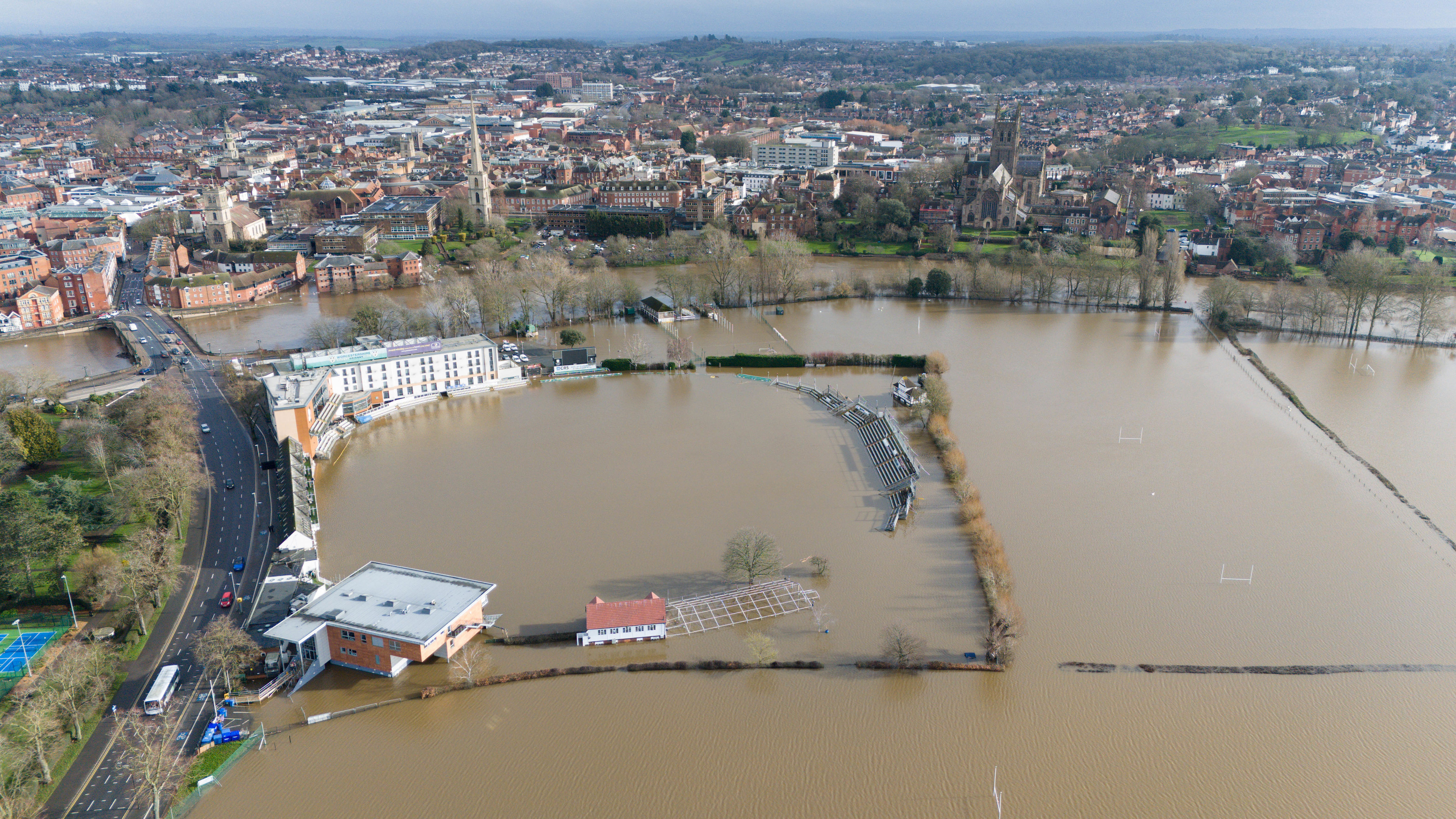 ‘No sign’ of dry spell for at least a week, forecasters warn as floods ...