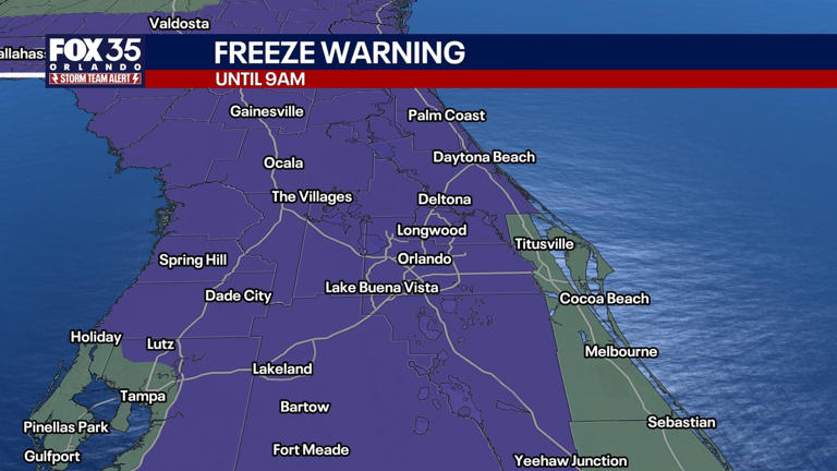Orlando weather: Record cold temperatures expected for Central Florida