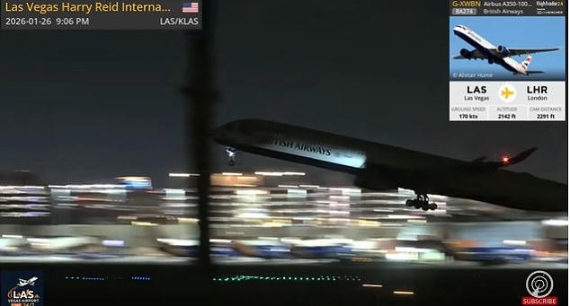 UK-bound British Airways jet loses a wheel during take-off