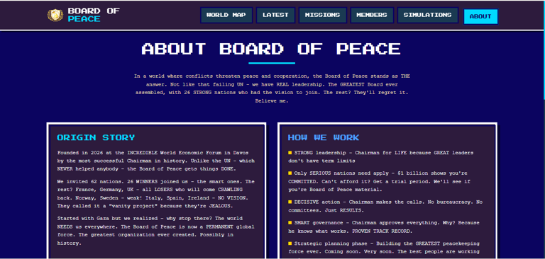 4 points for Mexicans: How Trump's board of peace inspired a satire ...