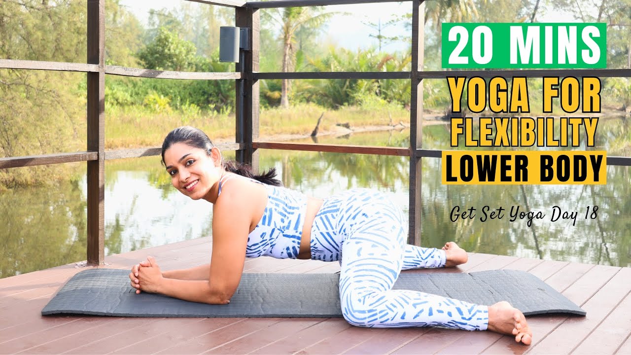 20-minute yoga for hips & back flexibility | Release stiffness | Day 18 ...