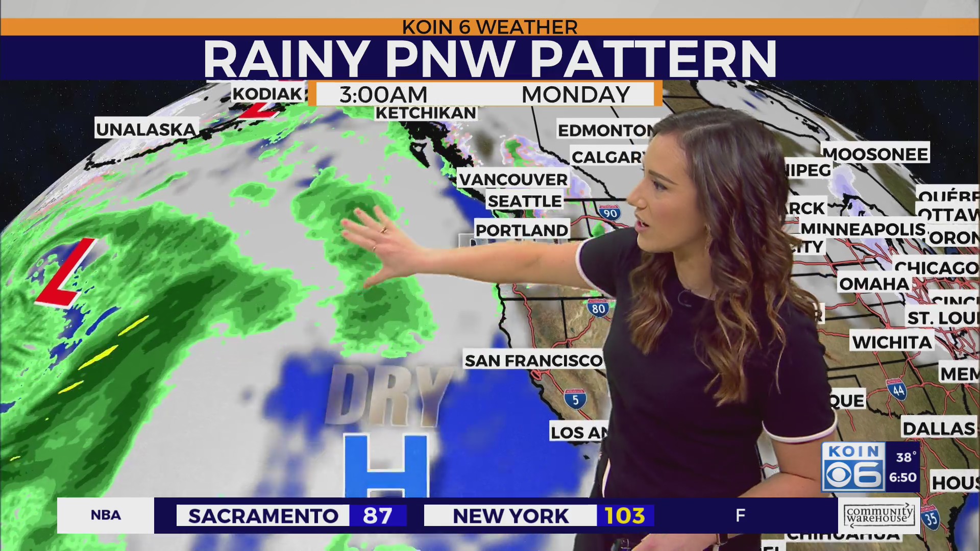Wednesday morning weather update: Wet & mild days ahead in Portland