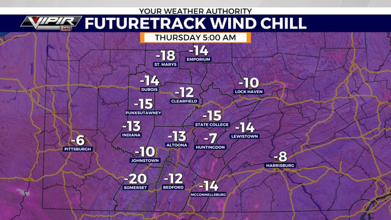 Cold weather advisory headlines the region through late week