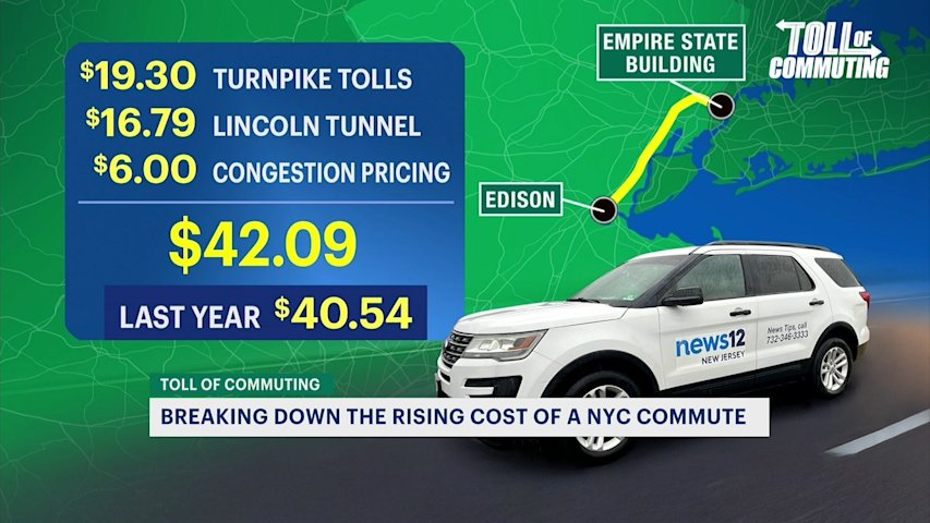 Toll of commuting: Drive into NYC costs more for New Jersey motorists ...