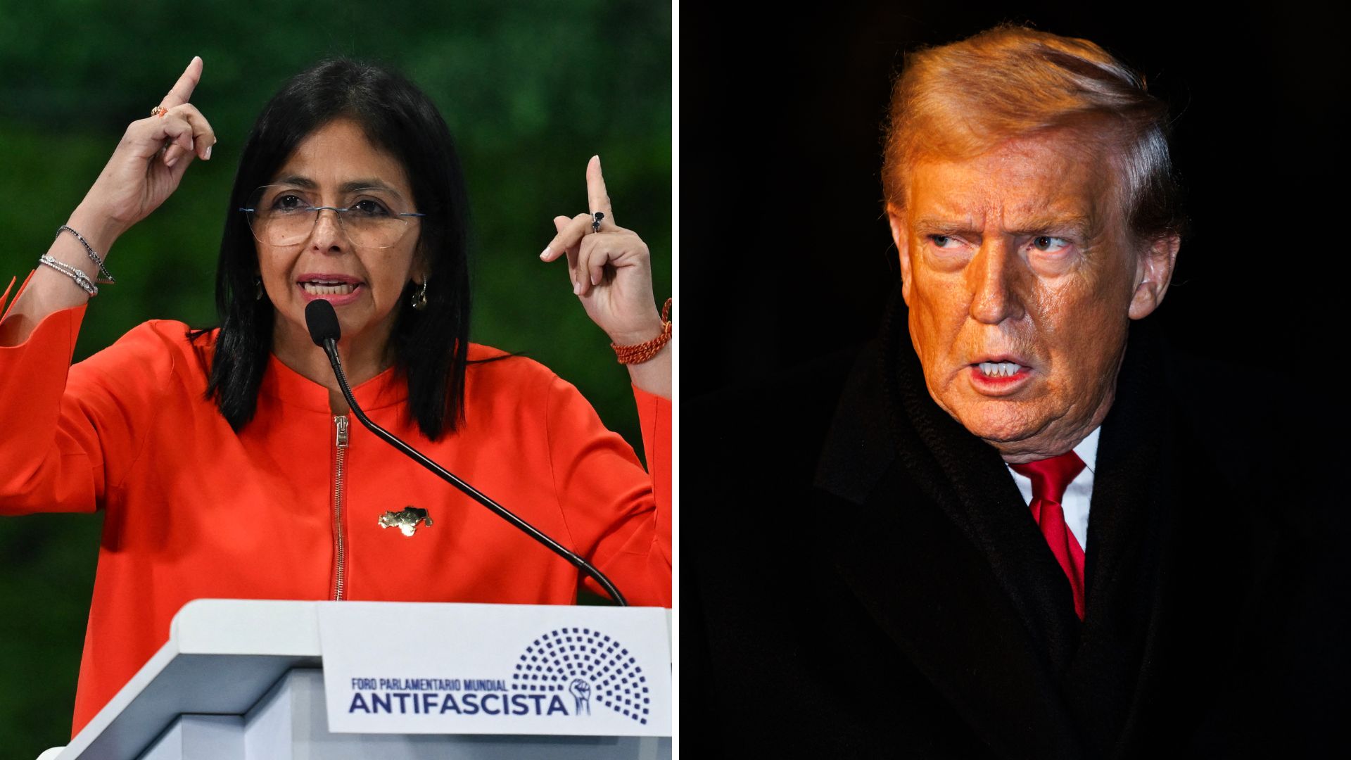 Venezuela’s president says she’s had ‘enough’ of Trump
