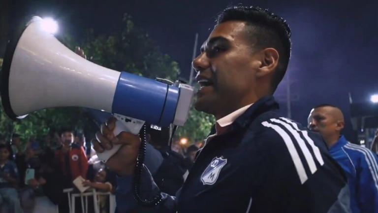 Falcao lidera banderazo y enciende a afición de Millonarios previo al ...