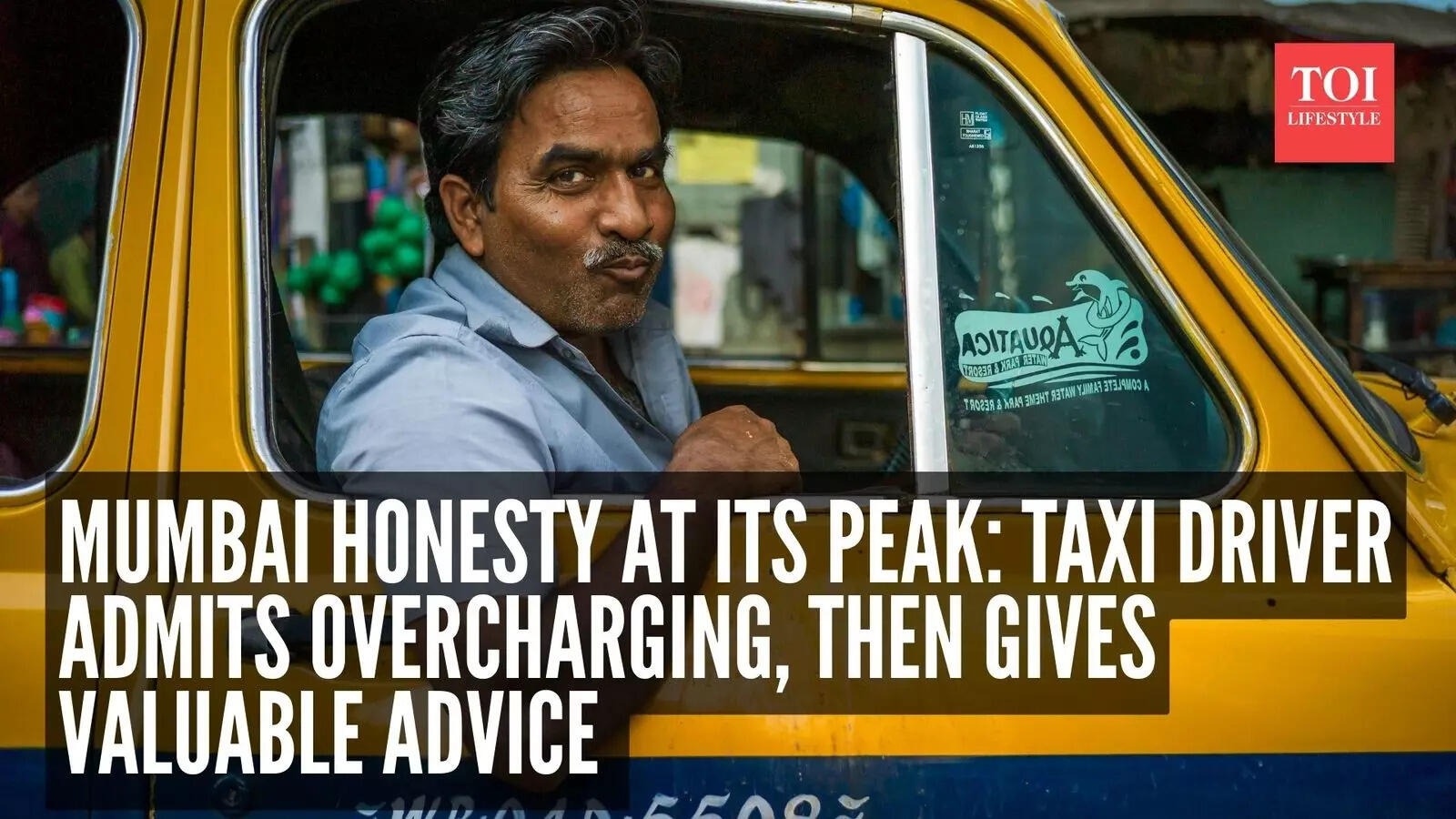 Viral! Mumbai honesty at its peak: Taxi driver admits overcharging ...
