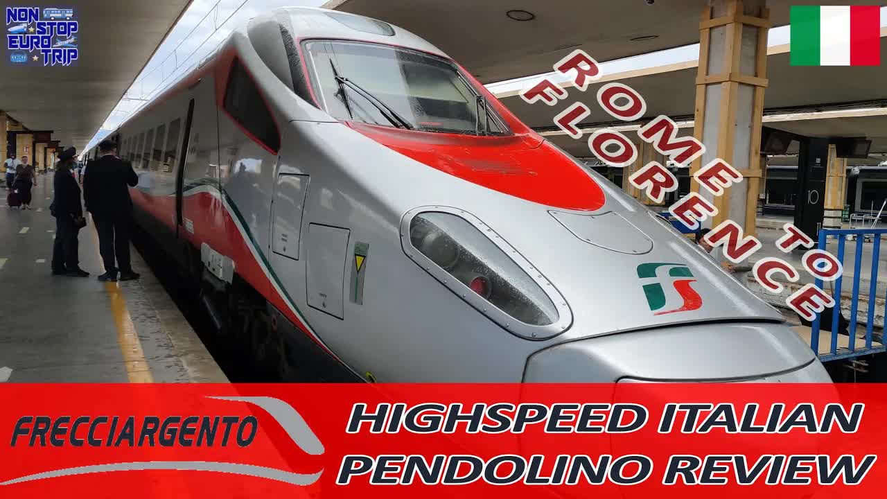 FRECCIARGENTO ETR600 PENDOLINO REVIEW / ROME TO FLORENCE / ITALIAN ...