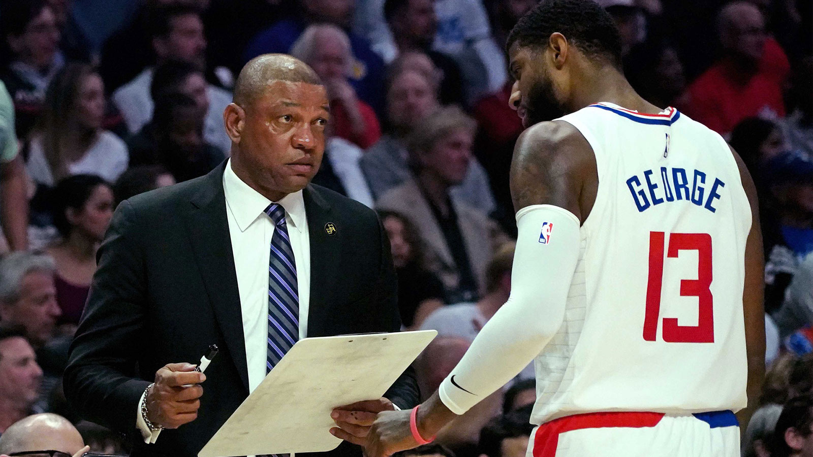 76ers’ Paul George dunks all over Doc Rivers after historic scoring ...