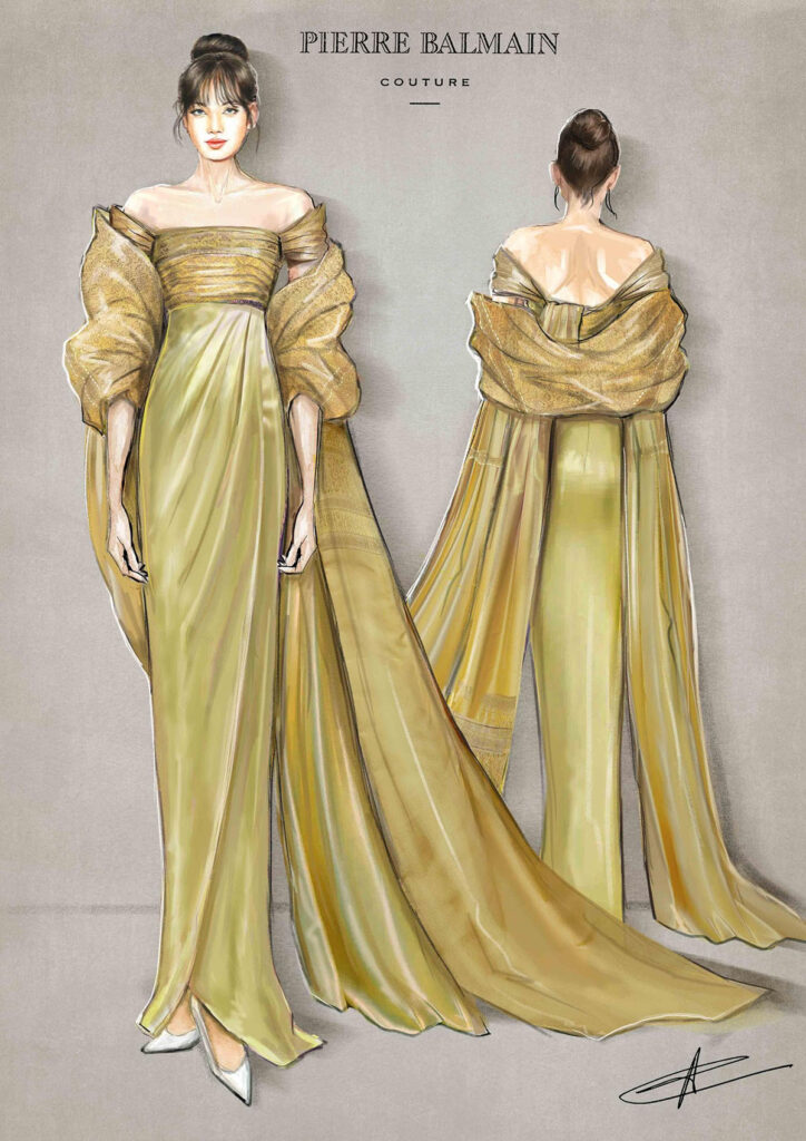Lisa wore Balmain haute couture to her 'Amazing Thailand Ambassador ...