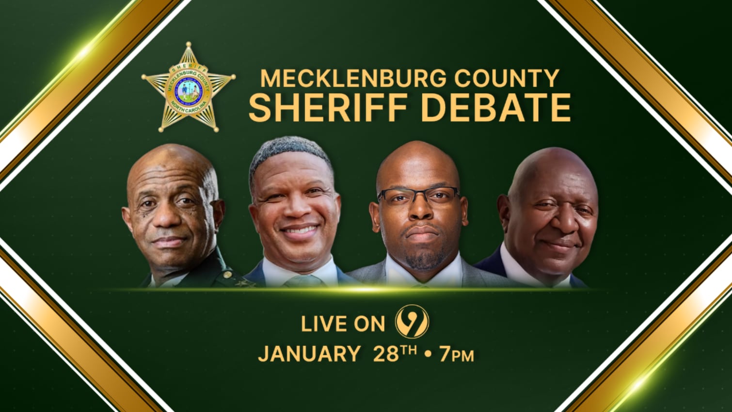 Mecklenburg County sheriff candidates to debate on Channel 9