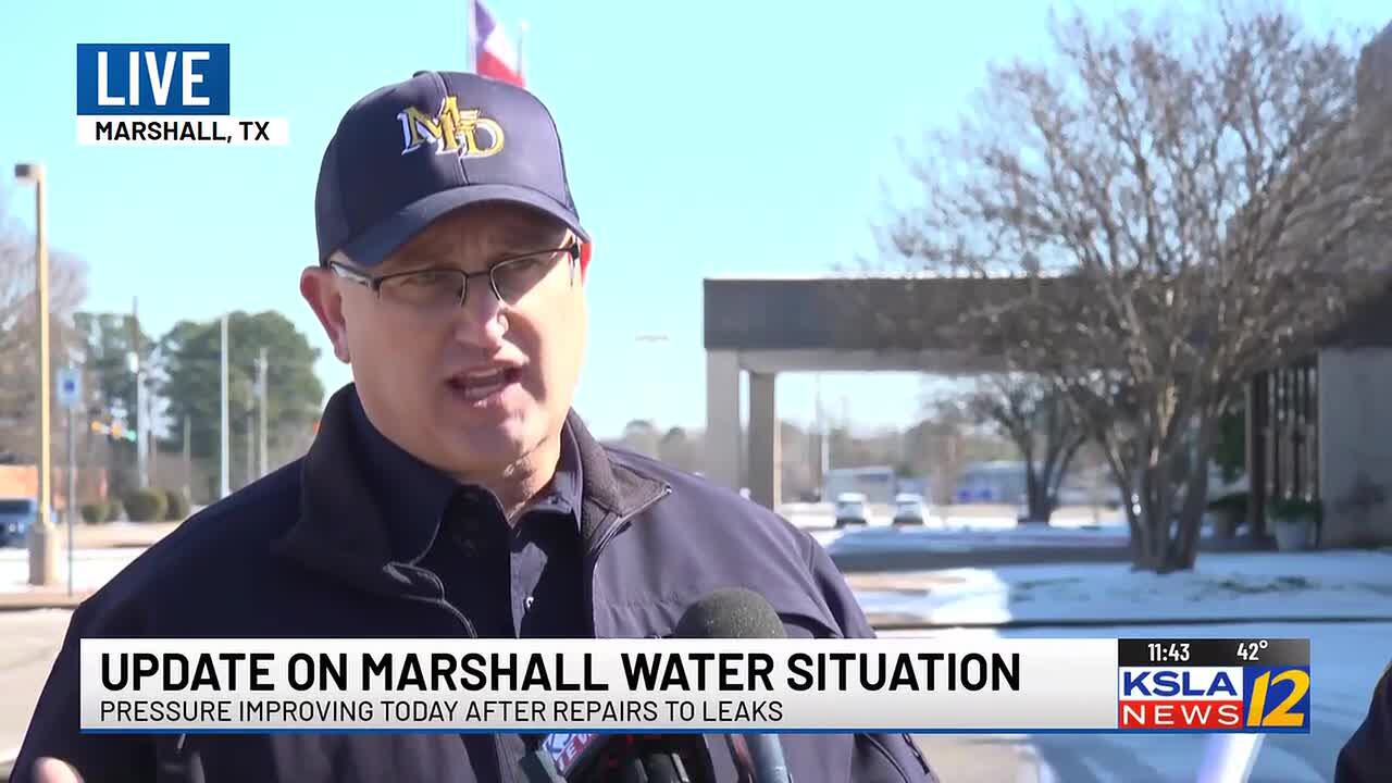 Water storage levels recovering in Marshall after leaks isolated