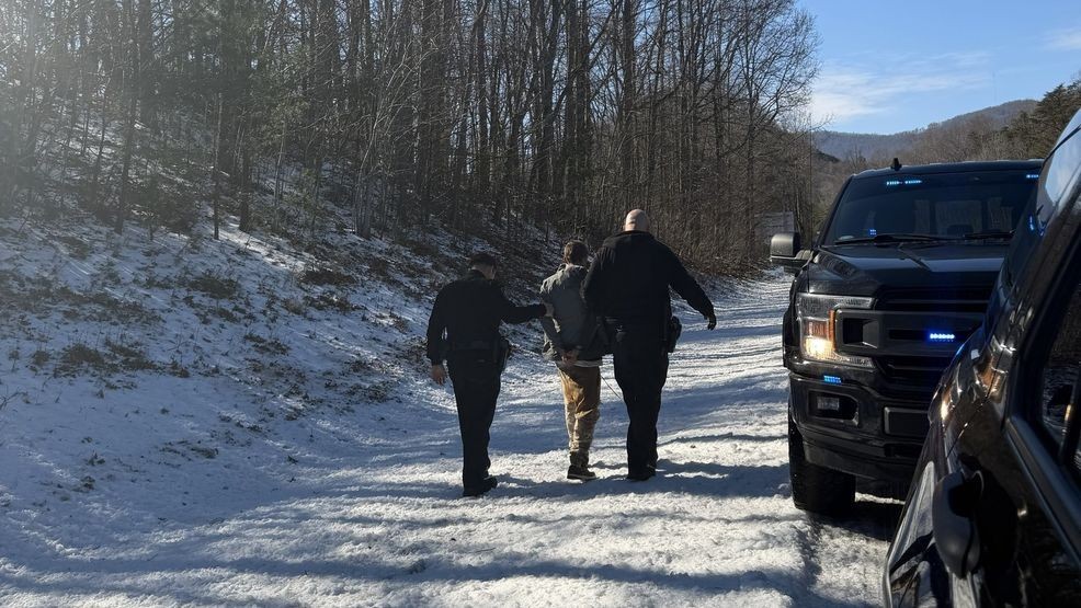 Suspect in custody after fleeing into woods after traffic stop ...
