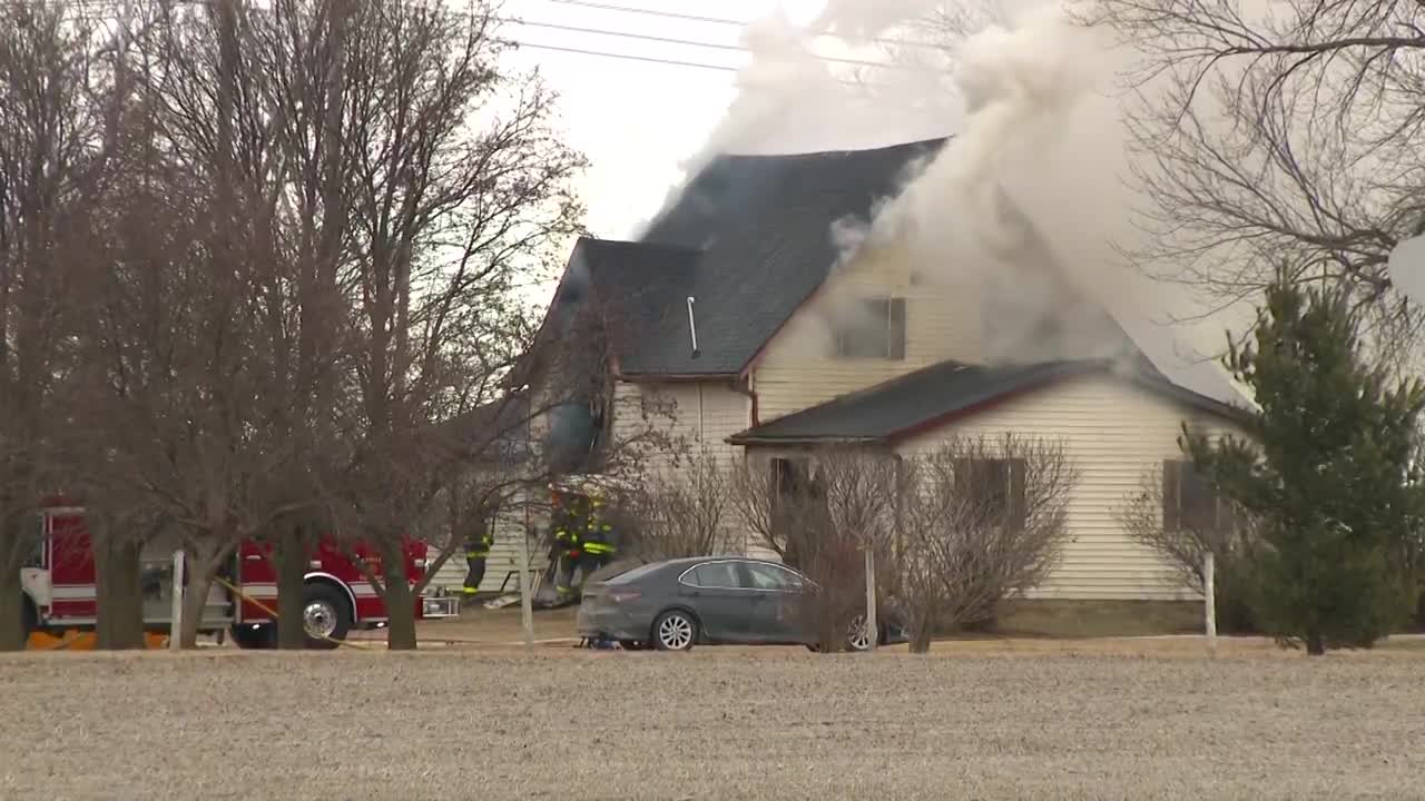 Crews respond to Polk County house fire