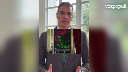 Pedro Sánchez se grabó criticando al PP 2 horas antes de la votación