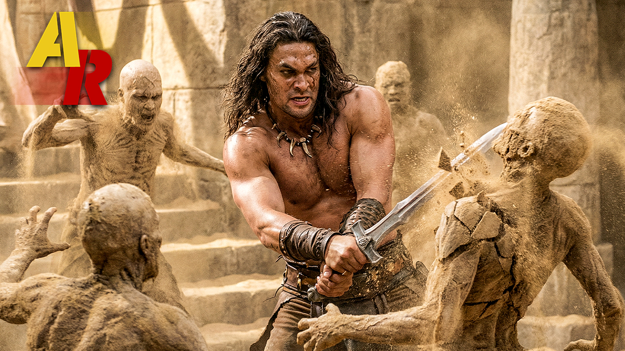 Jason Momoa battles sand monsters in Conan the Barbarian | Watch