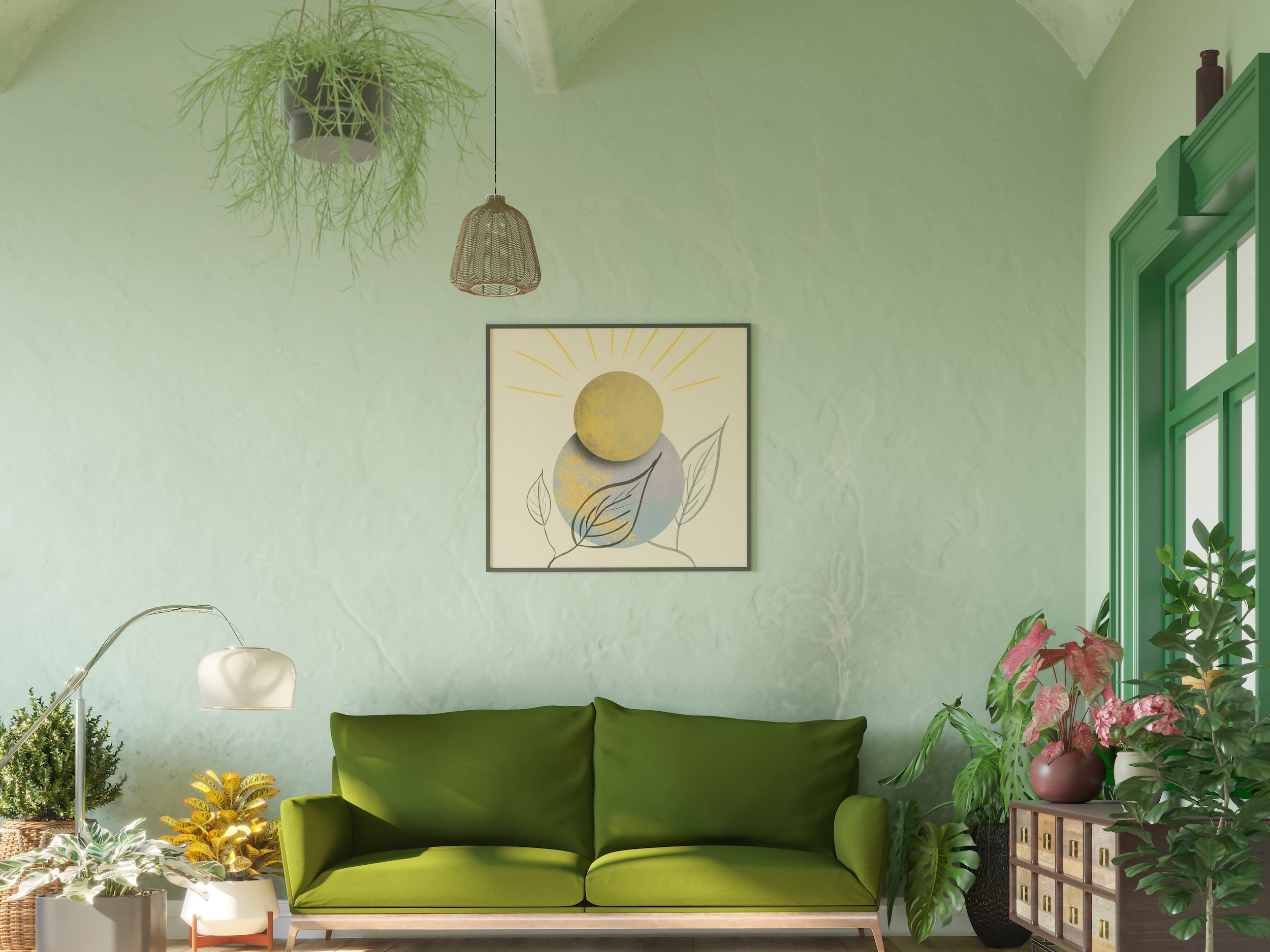 Color drenching a room isn't as easy as it looks. Interior designers ...