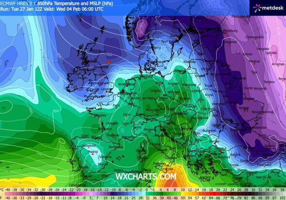 Snow maps show 500-mile blizzard hitting as far south as London with ...