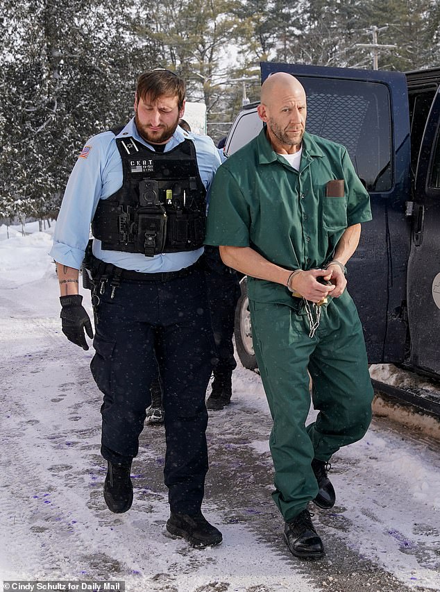 Double killer who tried to escape prison in a coffin is seen in public ...