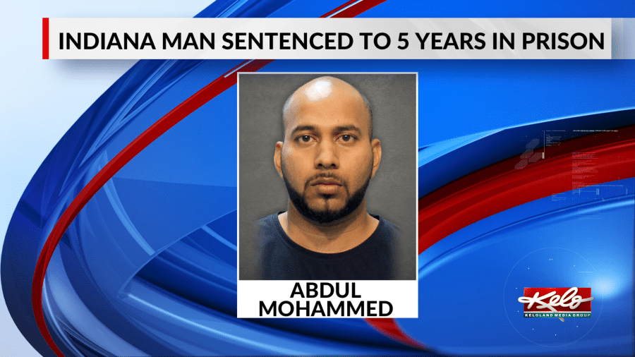 Indiana man sentenced 5 years in prison for wire fraud