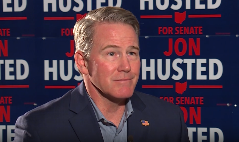 Ohio US Sen. Husted speaks on campaign as he looks to keep seat in November