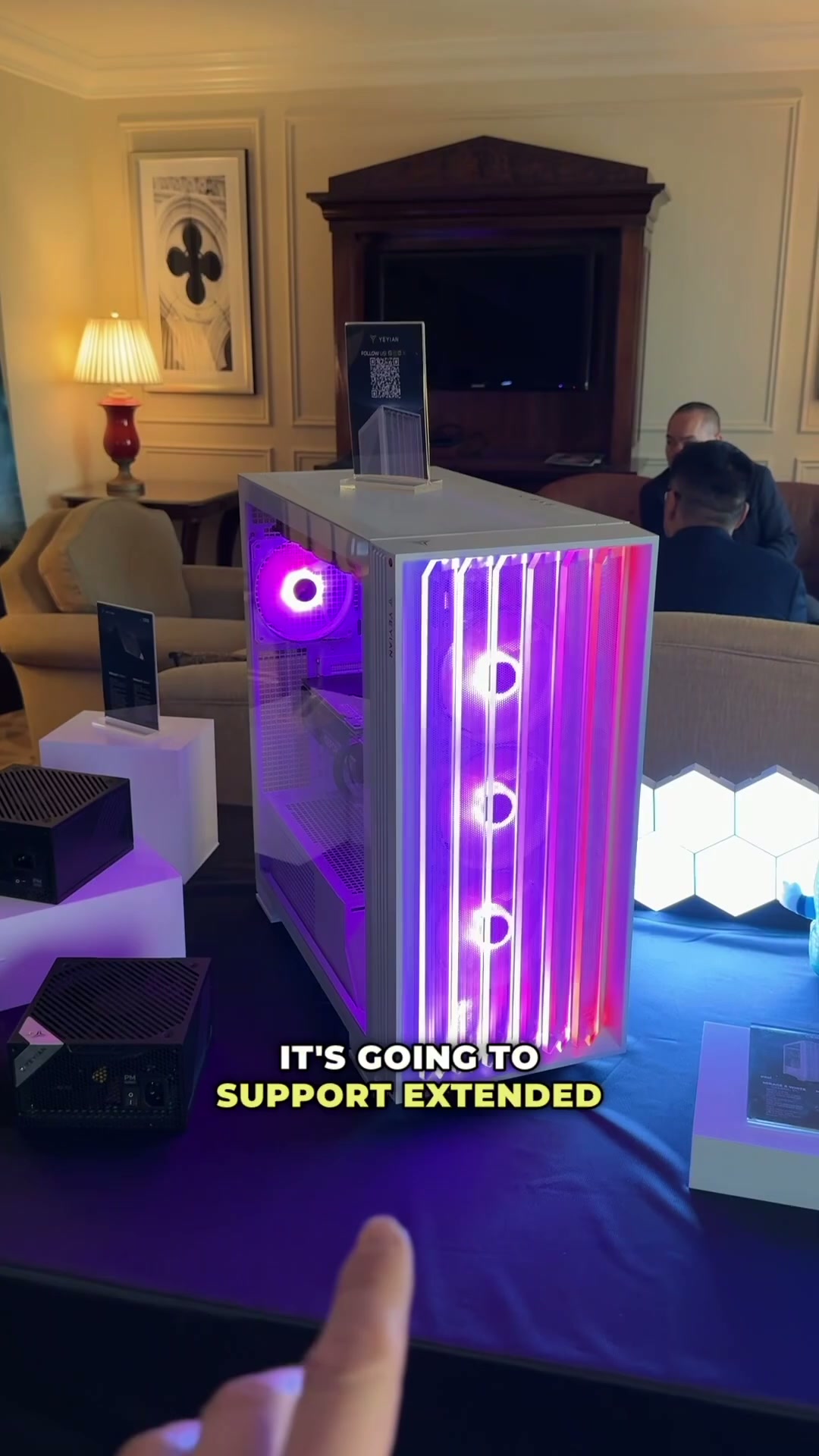 Finally white versions of YEYIAN PC cases!