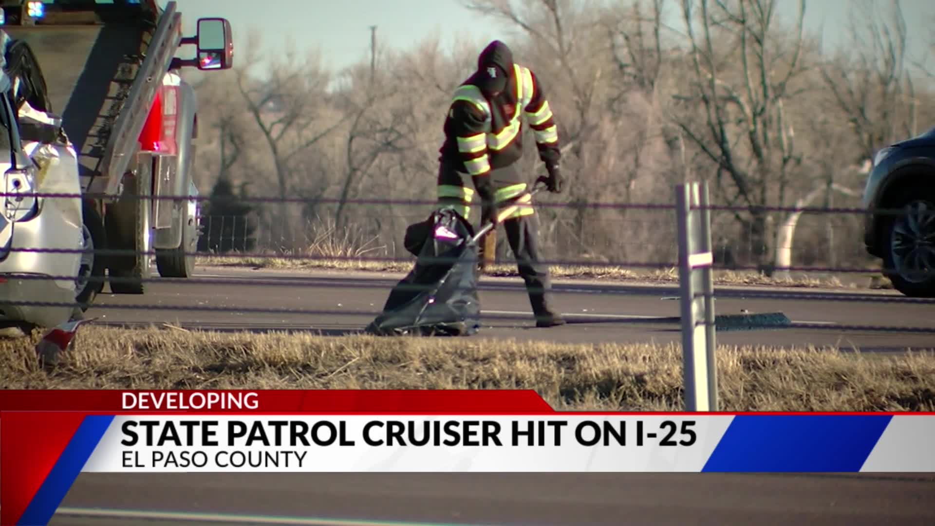 Colorado State Patrol vehicle struck on I-25 while trying to stop wrong ...