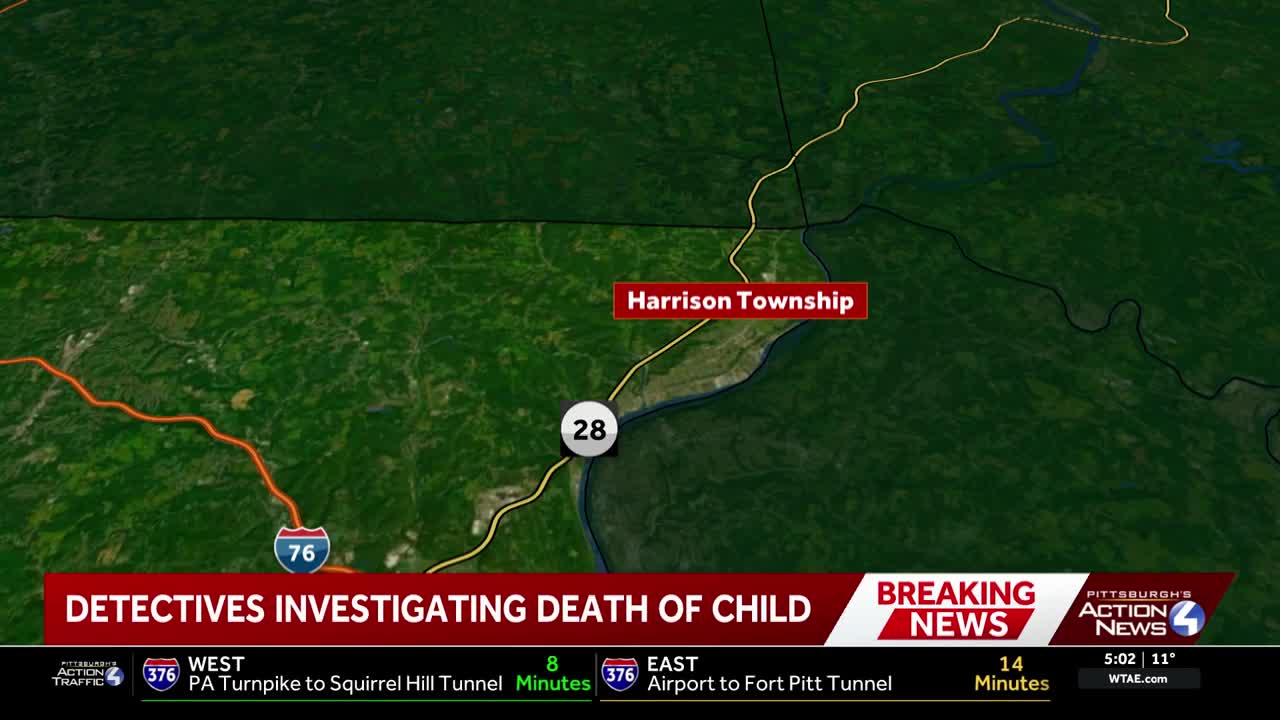 Child death investigation underway in Harrison Township, police say