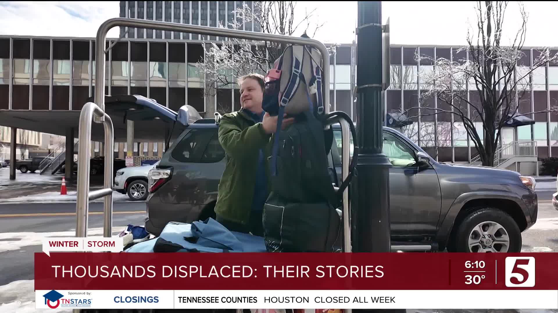 Forced out: Nashville homeowners evacuate to downtown hotels