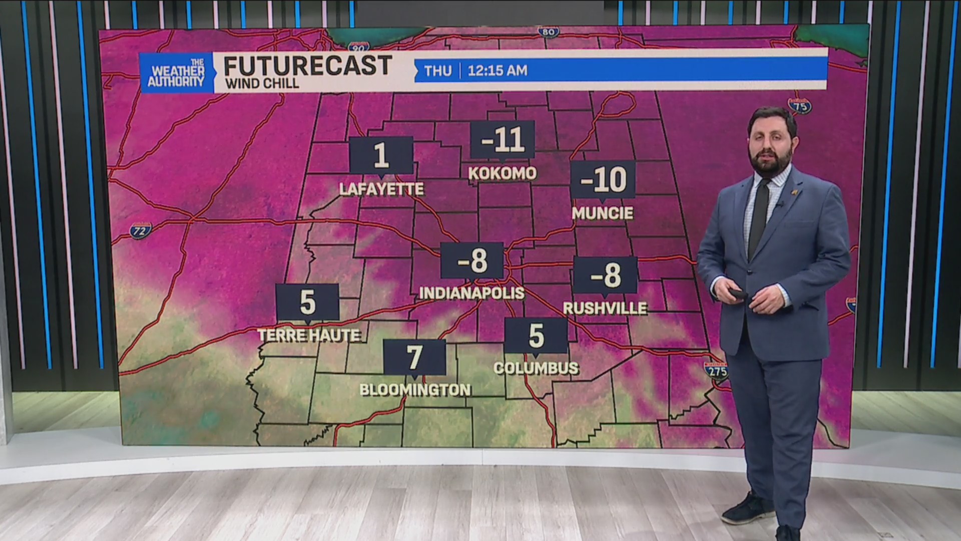 Warmer temperatures in central Indiana's forecast