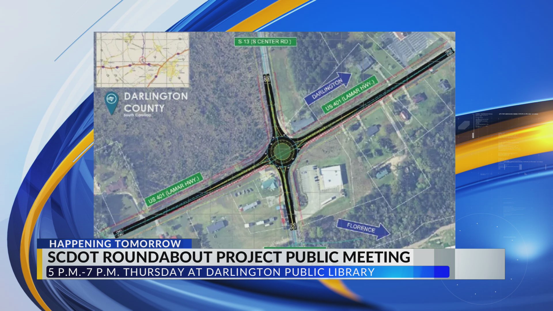 South Carolina DOT holding drop-in meeting for Darlington County ...