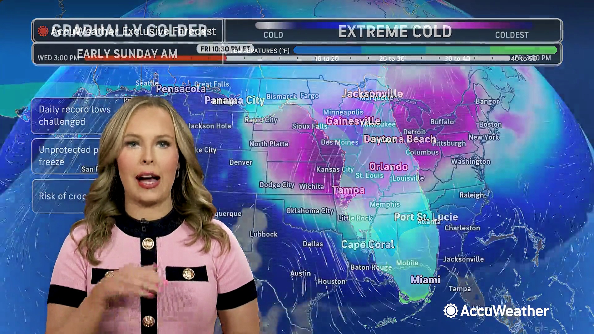 Record-breaking cold weather to hit Florida this weekend