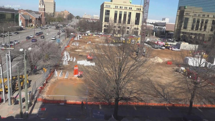 Assembly Street traffic shifts begin as $225M housing project continues ...