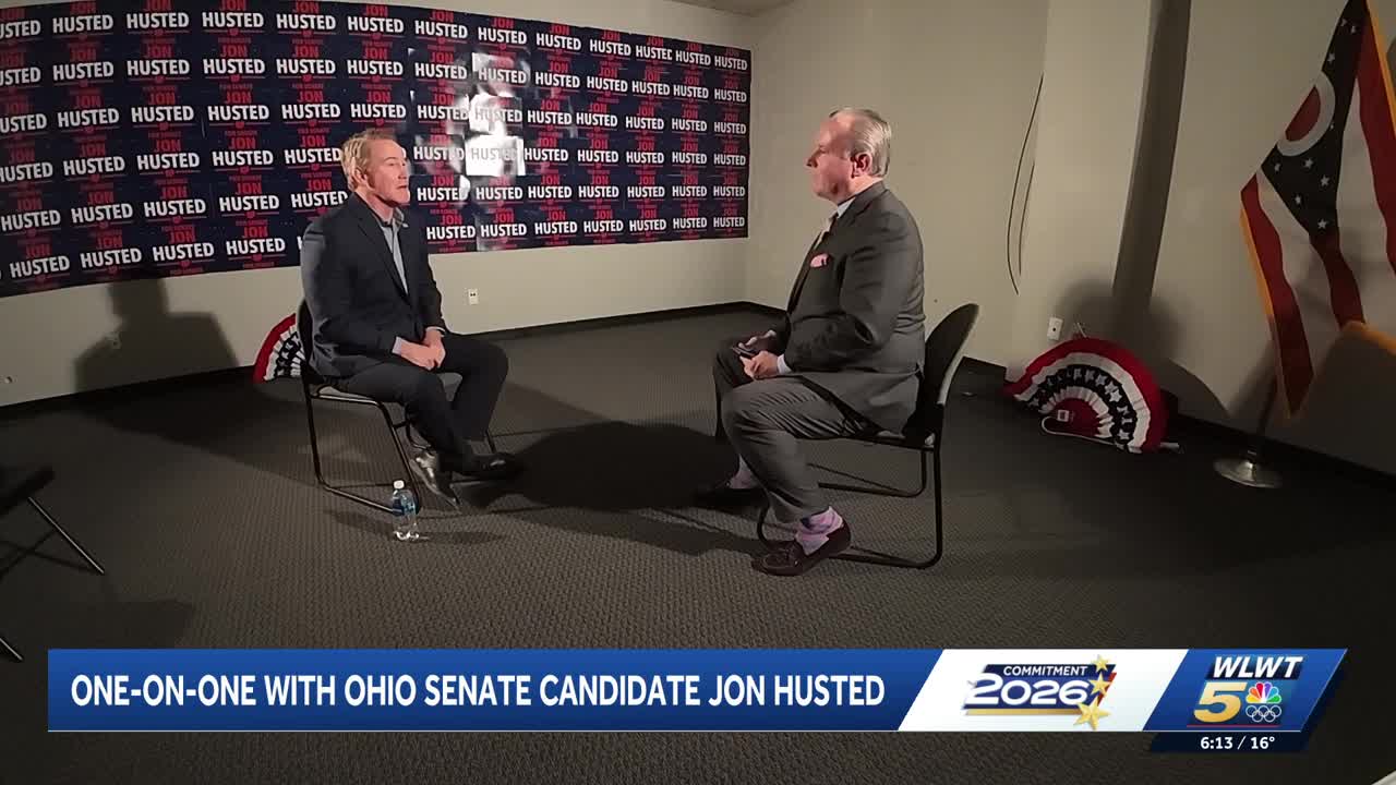 Ohio US Sen. Husted speaks on campaign as he looks to keep seat in November