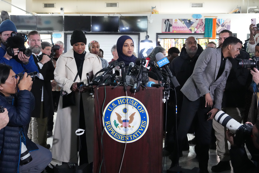 Omar criticizes Trump's 'hateful rhetoric' after attack; suspect had ...