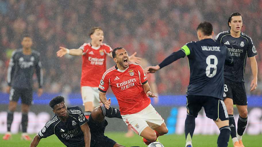 Aurélien Tchouaméni (left) was dreadful for Real Madrid. | Patricia de Melo Moreira/AFP/Getty Images