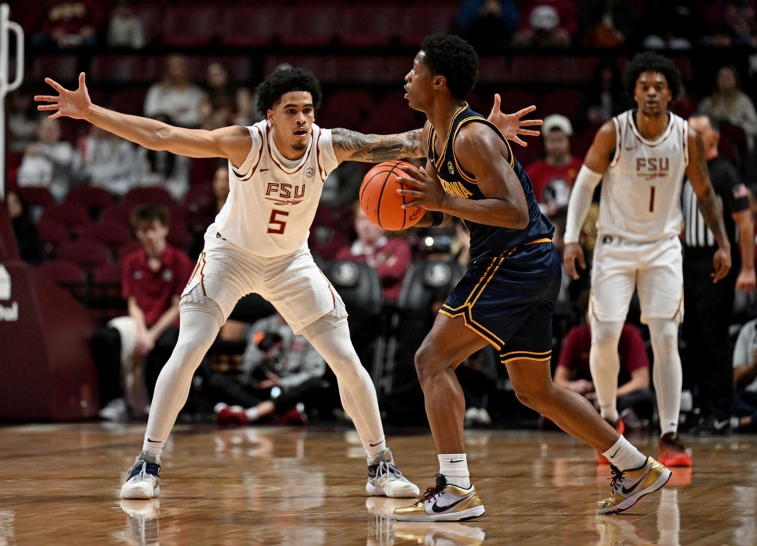 Chauncey Wiggins helps Florida State escape Cal rally