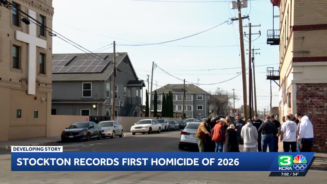 33-year-old man killed in Stockton shooting, city's first homicide of 2026