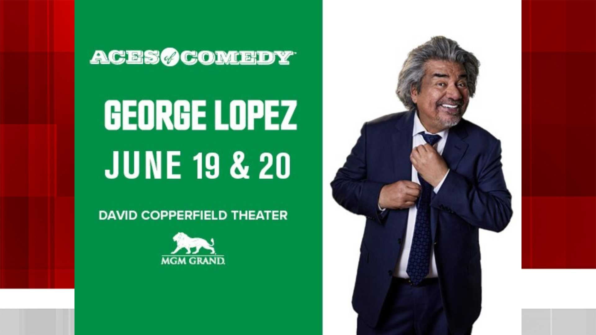 George Lopez returns to Las Vegas Strip for 'Aces of Comedy' lineup