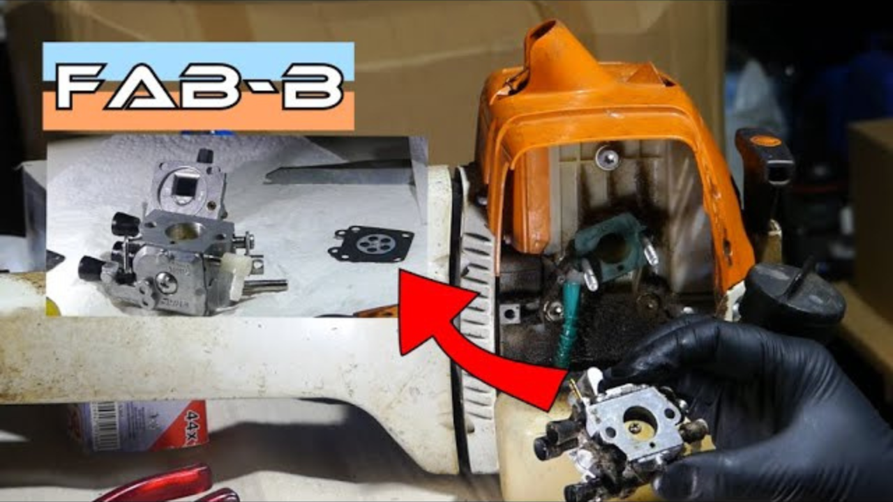 Remplacement de la membrane de carburateur sur débroussailleuse Stihl ...