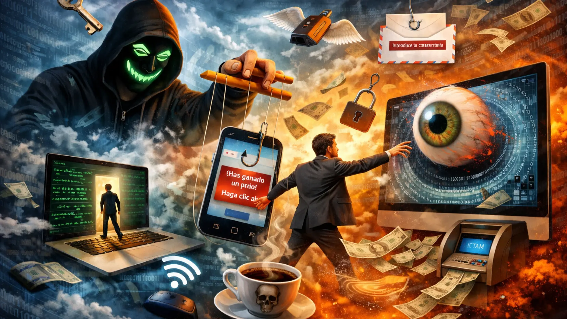 Trucos surrealistas que usan los hackers para robar toda tu información